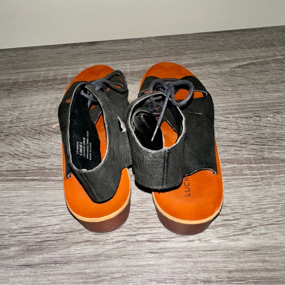 Lucky Brand Hipsta Black Sandals‎ - Picture 4 of 8